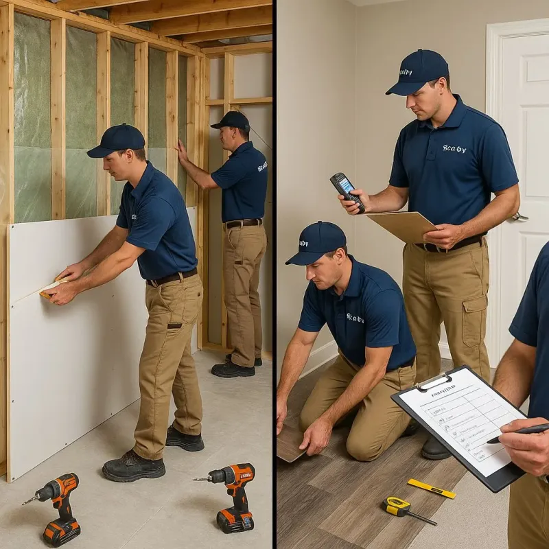 Repairs and Reconstruction process in Coalinga, CA